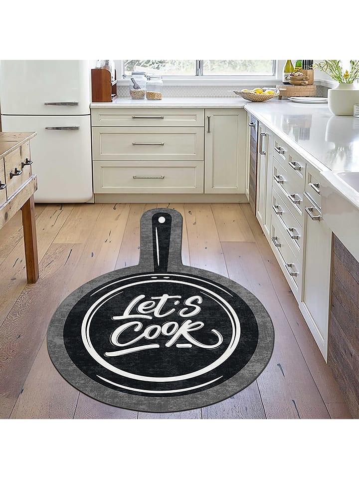 CARPET DIEM Dywan w kolorze szaro-czarnym rozmiar: 100x150 cm