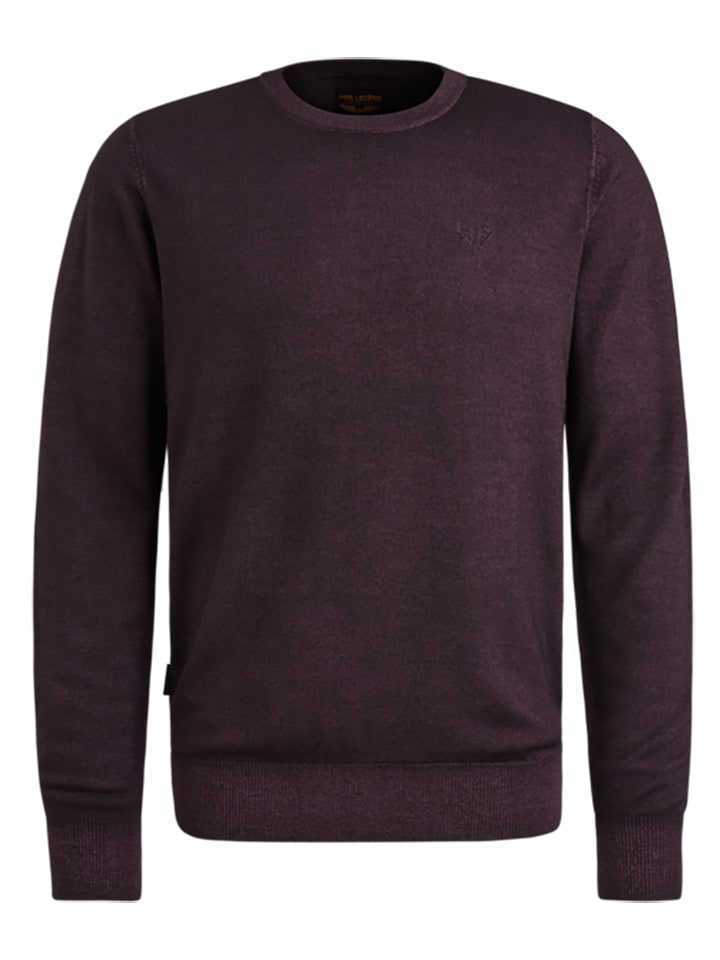 PME Legend Wełniany sweter w kolorze bordowym rozmiar: 3XL