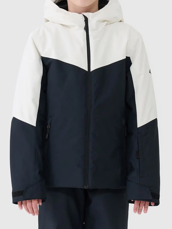 4F Kurtka narciarska w kolorze granatowo-białym rozmiar: 146