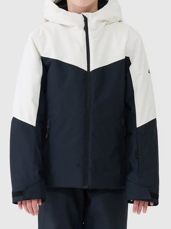 4F Kurtka narciarska w kolorze granatowo-białym rozmiar: 146