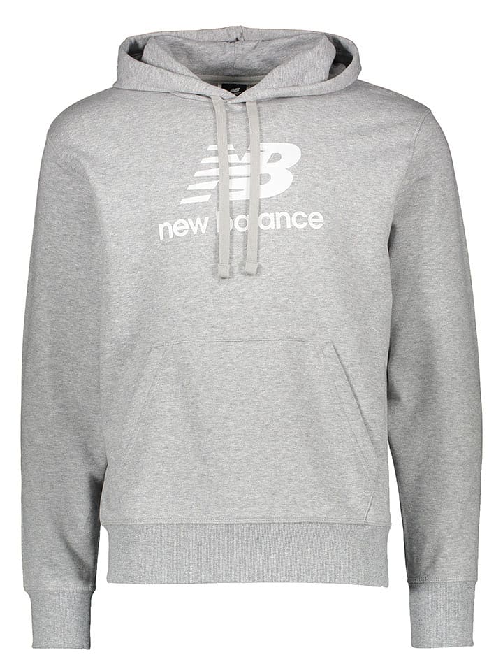 New Balance Bluza "Essentials Stacked" w kolorze szarym rozmiar: XL