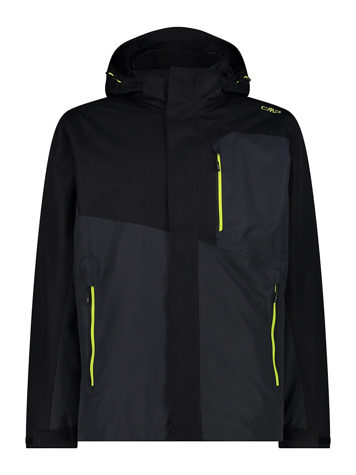 CMP Kurtka funkcyjna 3w1 w kolorze czarno-antracytowym rozmiar: 54