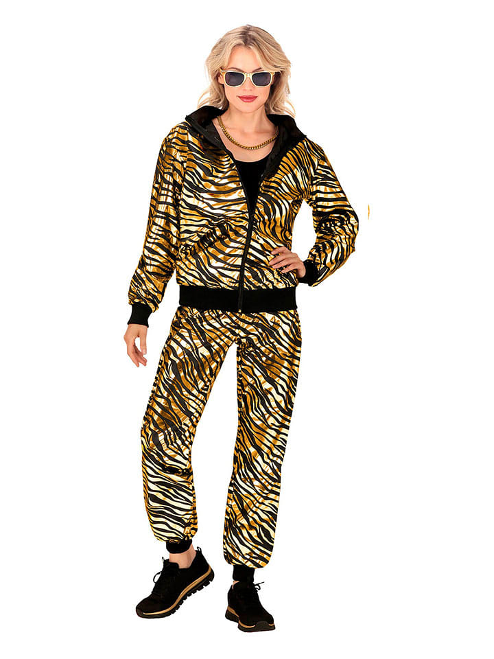 Carnival Party 2-częściowy kostium "Party" w kolorze złoto-czarnym rozmiar: XXL