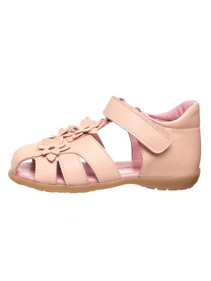 BO-BELL Skórzane półsandały w kolorze jasnoróżowym rozmiar: 26