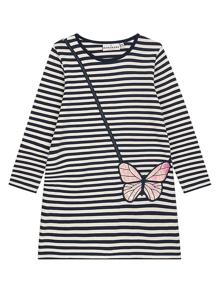 Danamade Sukienka "Kaja" w kolorze czarno-białym rozmiar: 92