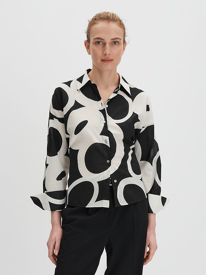 Someday Koszula "Zirveli" w kolorze czarno-białym rozmiar: 40