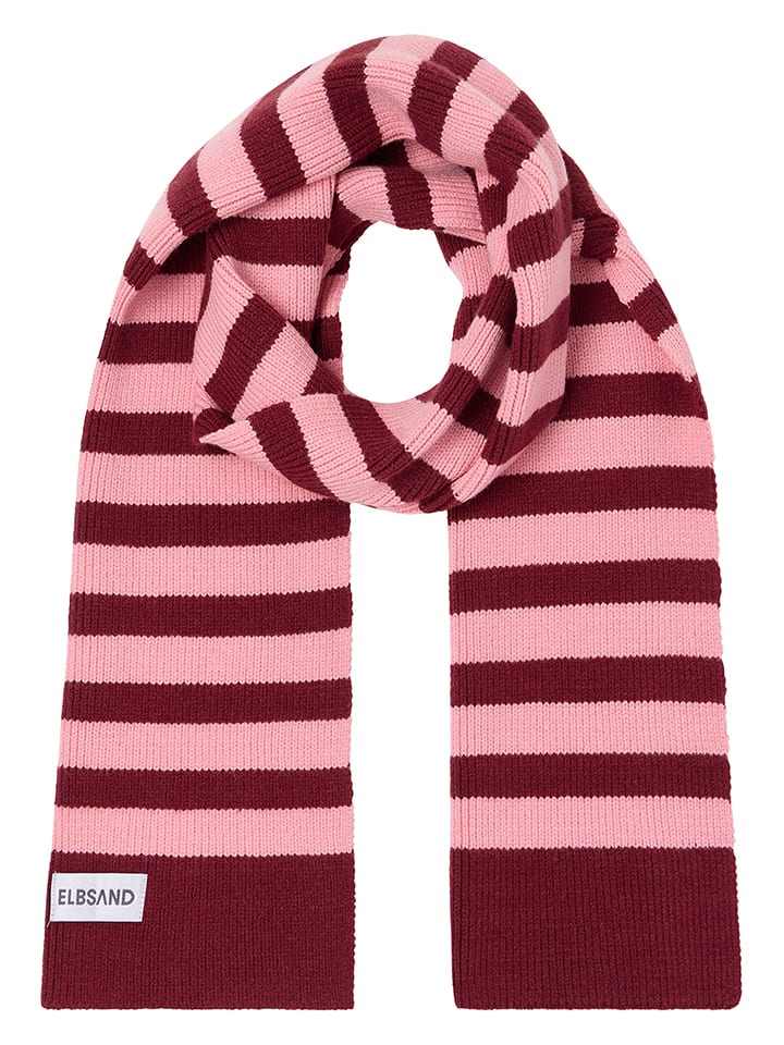 ELBSAND Szal "Noelle" w kolorze czerwono-różowym rozmiar: onesize