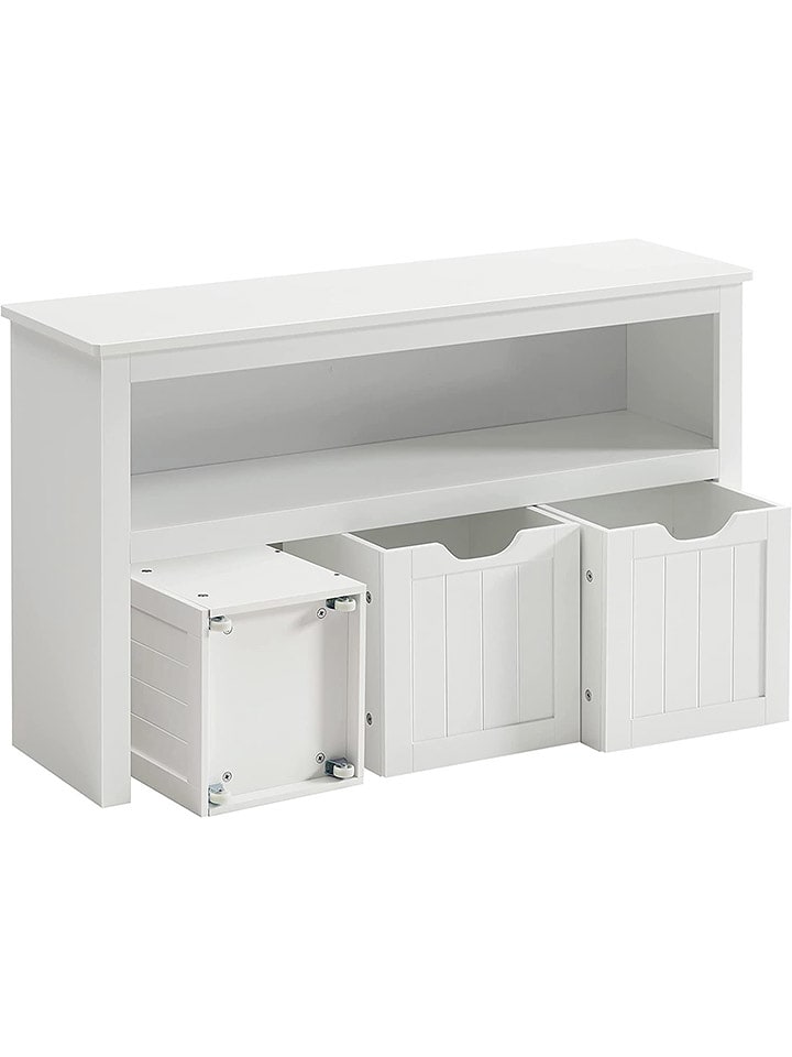 Songmics Regał stojący w kolorze białym - 102 x 60 x 30 cm rozmiar: onesize