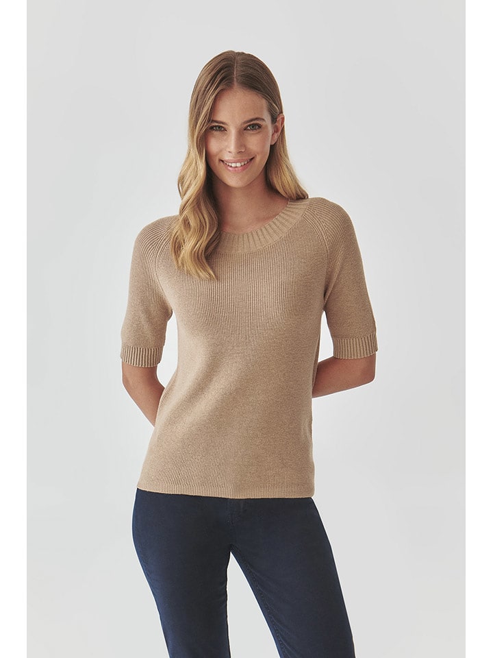 TATUUM Sweter w kolorze beżowym rozmiar: XS