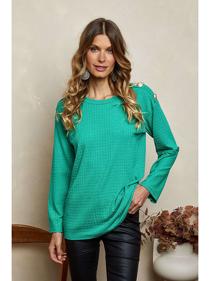 Joséfine Koszulka "Lael" w kolorze zielonym rozmiar: L