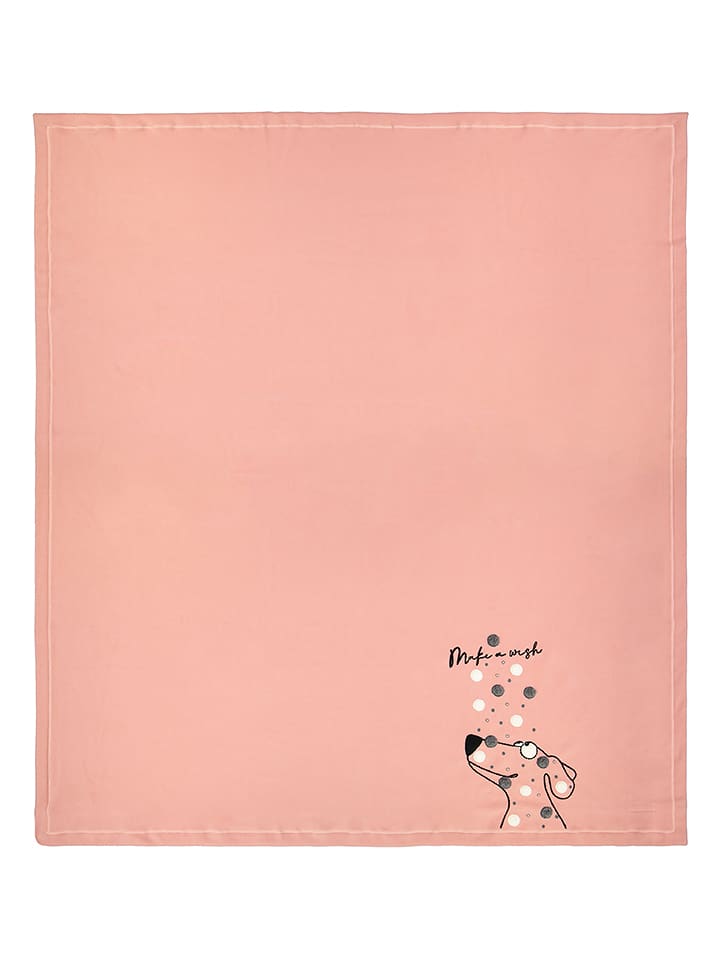 maryplaid Pled w kolorze koralowym rozmiar: 160x180 cm