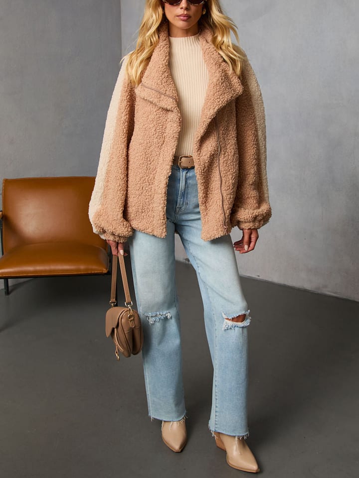 LA Angels Kurtka przejściowa w kolorze beżowym rozmiar: L