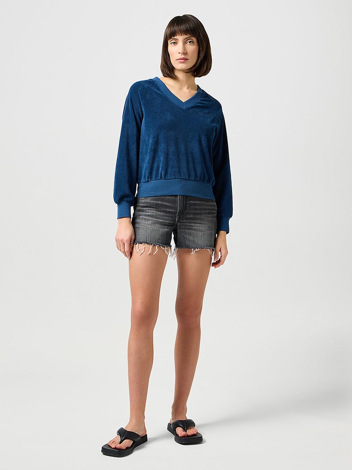 Wrangler Szorty dżinsowe w kolorze antracytowym rozmiar: W31