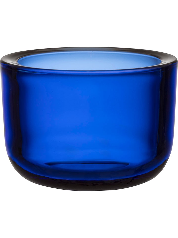 iittala Świecznik "Valkea" w kolorze niebieskim - Ø 8,5 cm rozmiar: onesize