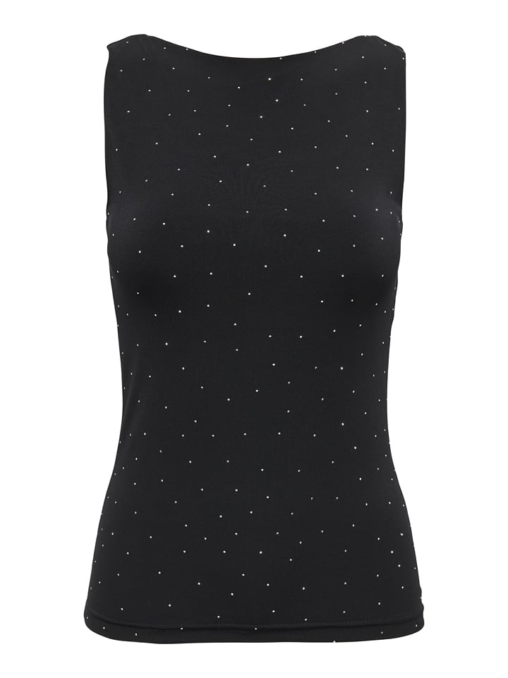 ONLY Top w kolorze czarnym rozmiar: M