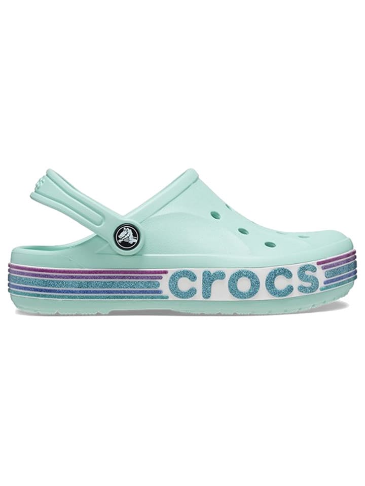 Crocs Chodaki "Bayaband" w kolorze turkusowym ze wzorem rozmiar: 19/20
