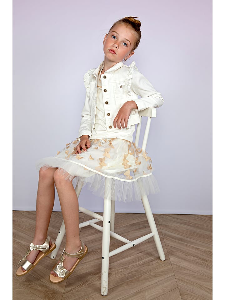 Lechiq Spódnica w kolorze kremowym rozmiar: 110