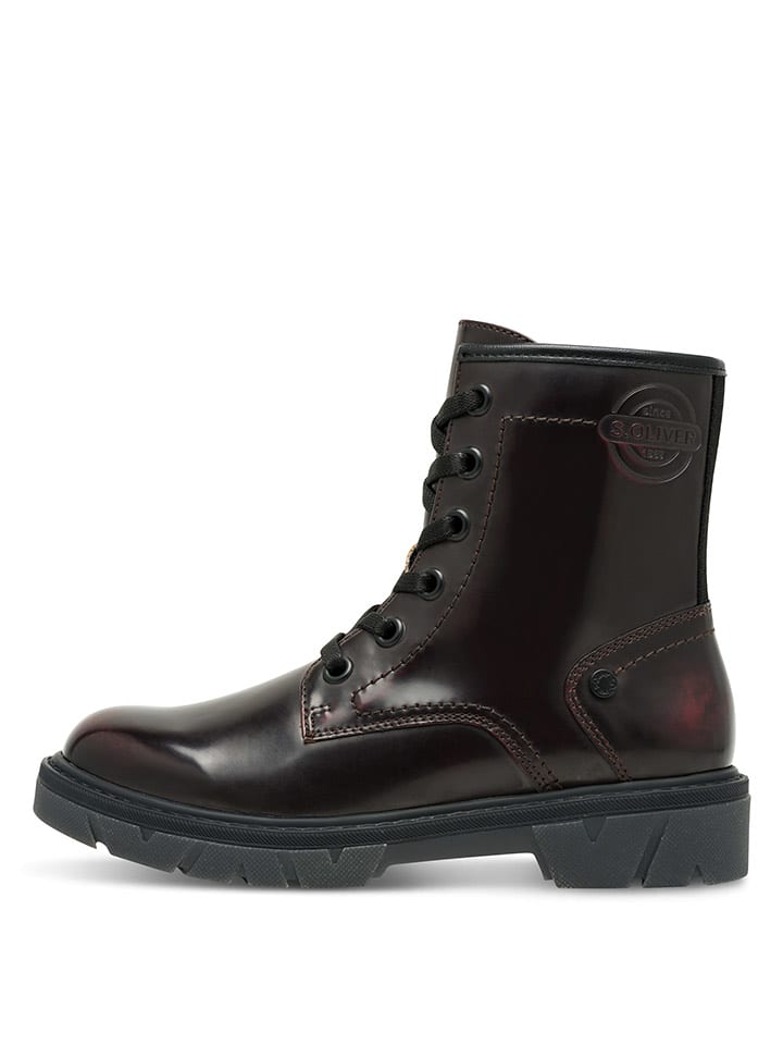 s.Oliver Botki w kolorze bordowym rozmiar: 38