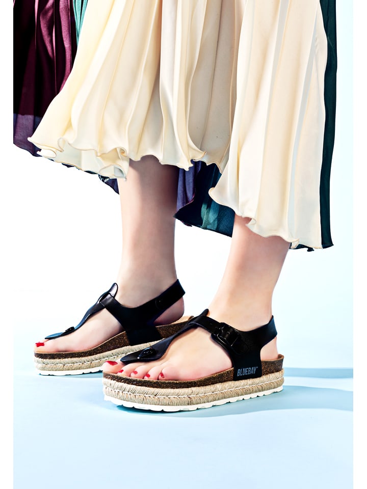 Blue Bay Sandały "Sardou" w kolorze czarnym rozmiar: 38