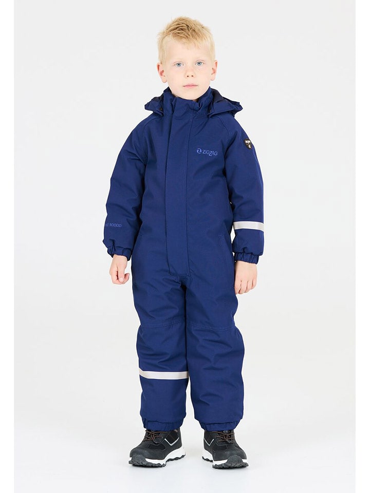 Zigzag Kombinezon zimowy "Vally" w kolorze niebieskim rozmiar: 92/98