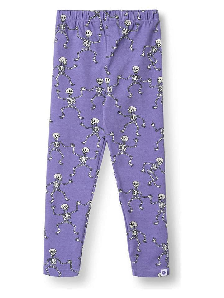Småfolk Legginsy w kolorze fioletowym rozmiar: 122/128