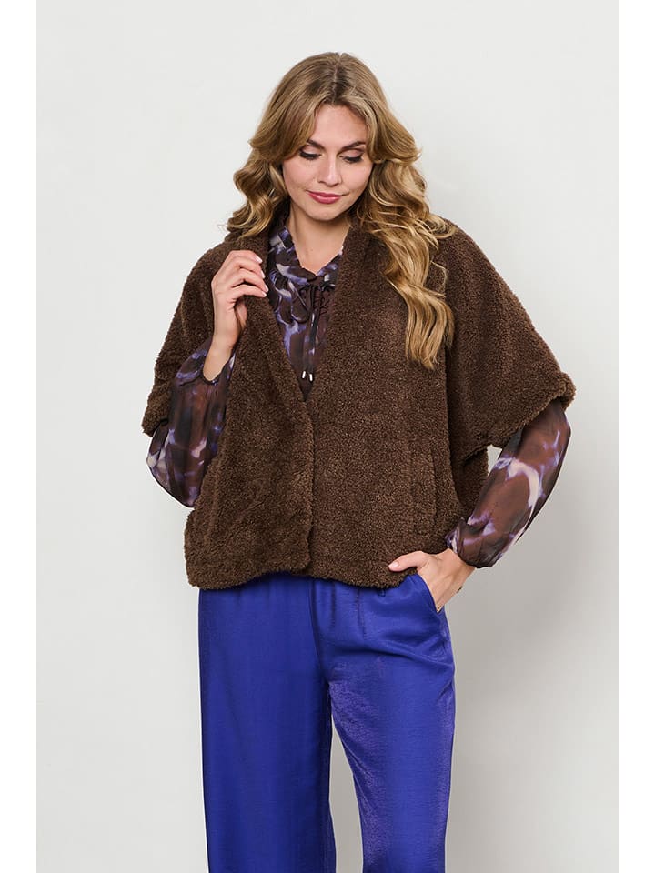 &Co Woman Kamizelka "Carly" w kolorze brązowym rozmiar: 3XL