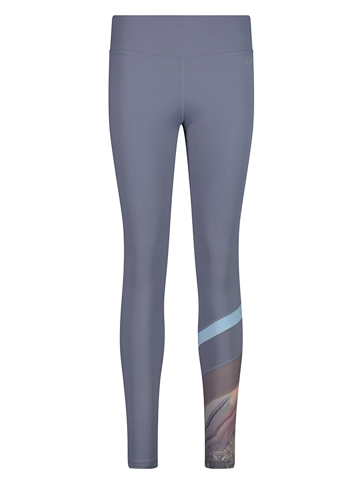 CMP Legginsy sportowe w kolorze szarym rozmiar: 38