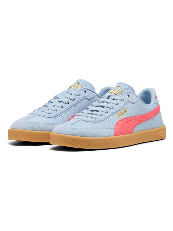 Puma Sneakersy "Club II Era" w kolorze błękitno-różowym rozmiar: 37,5