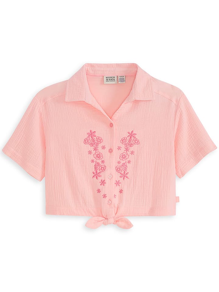 Scotch & Soda Koszulka w kolorze jasnoróżowym rozmiar: 146-158