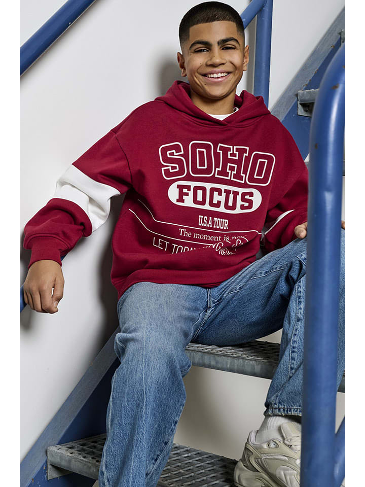 Only&Sons Bluza "Cater" w kolorze czerwonym rozmiar: 134/140