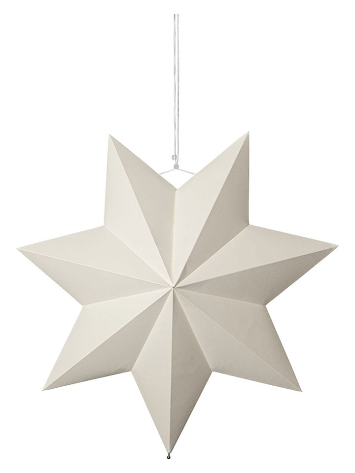 STAR Trading Gwiazda papierowa "Polar" w kolorze białym - Ø 55 cm rozmiar: onesize