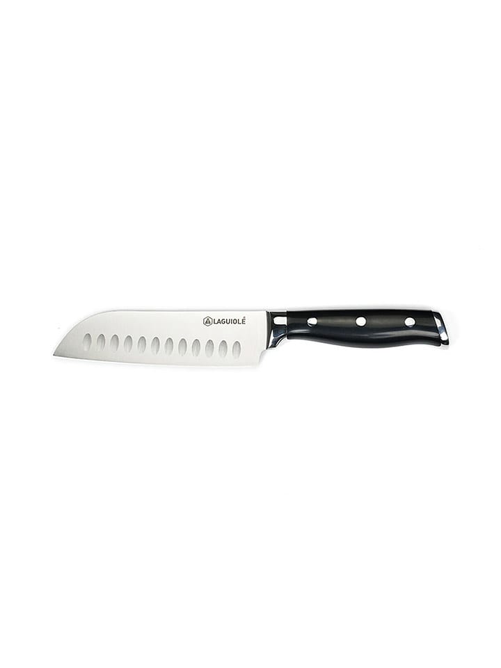 Laguiole Nóż Santoku "Essentials" w kolorze czarnym - wys. 26 cm rozmiar: onesize