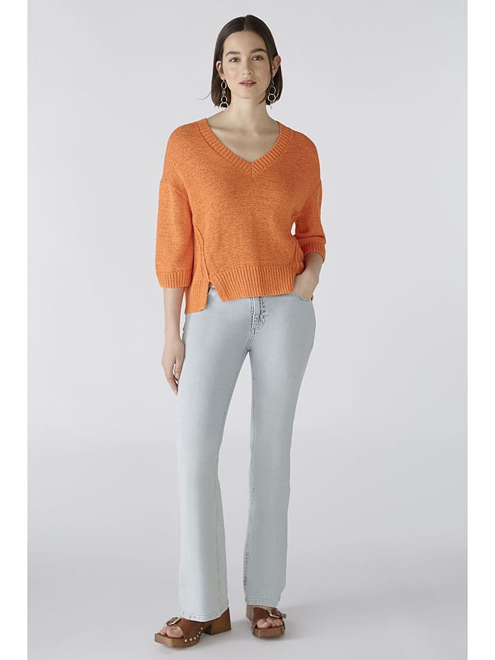 Oui Sweter w kolorze pomarańczowym rozmiar: 40