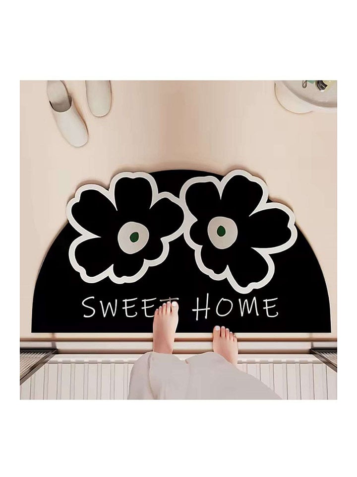 Elizabed Dywanik łazienkowy w kolorze czarnym rozmiar: 60x100 cm