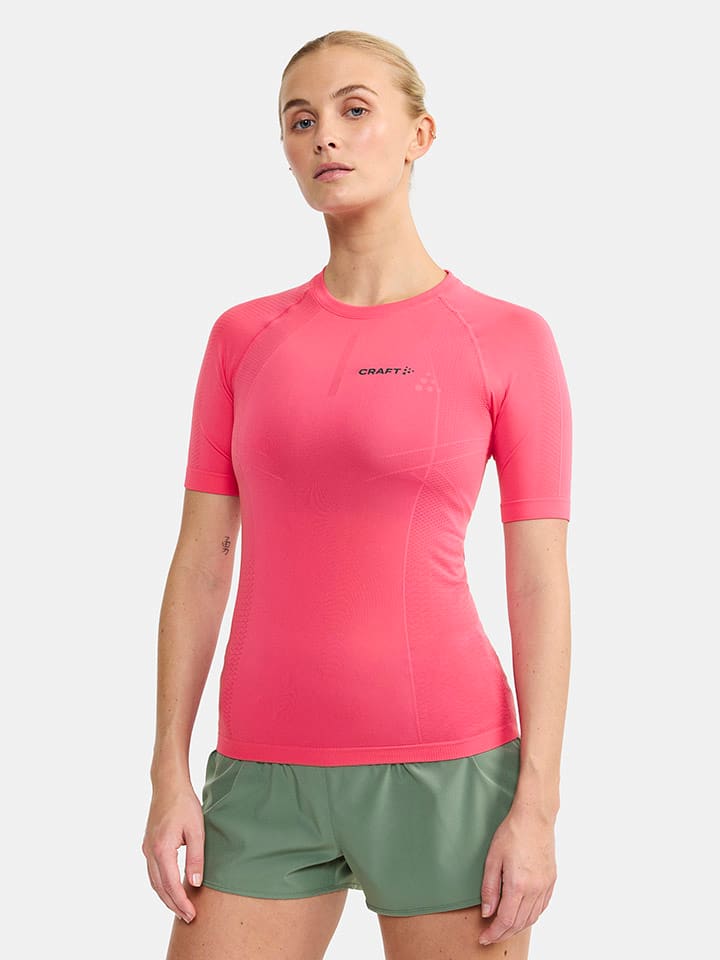 Craft Koszulka sportowa "ADV Cool Intensity" w kolorze różowym rozmiar: S