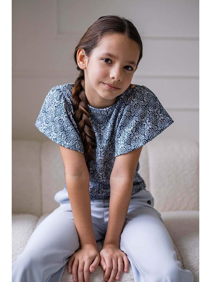 Like Flo Koszulka w kolorze błękitnym rozmiar: 122/128