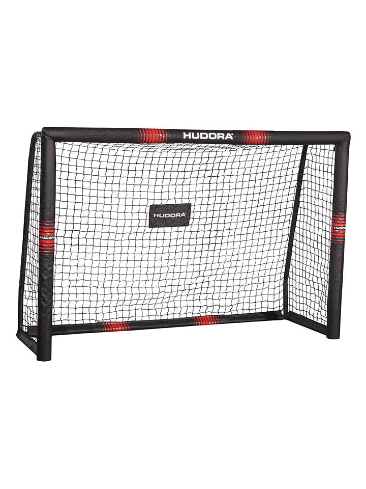 Hudora Bramka "Pro Tect 180" w kolorze czarnym do piłki nożnej - 3+ rozmiar: onesize