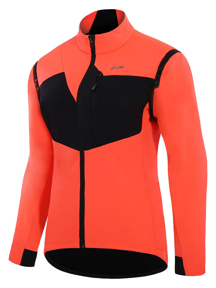 Protective Kurtka softshellowa "Fix Me" w kolorze czarno-pomarańczowym rozmiar: 36