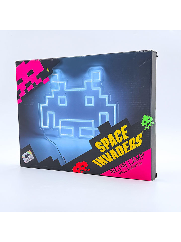 SPACE INVADERS Lampa stołowa LED "Space Invaders" w kolorze niebieskim rozmiar: onesize