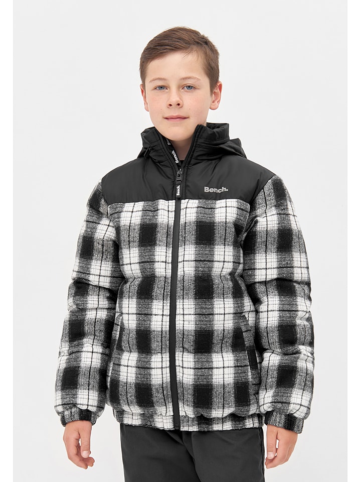 Bench Kurtka zimowa "Lumberg" w kolorze czarno-białym rozmiar: 176