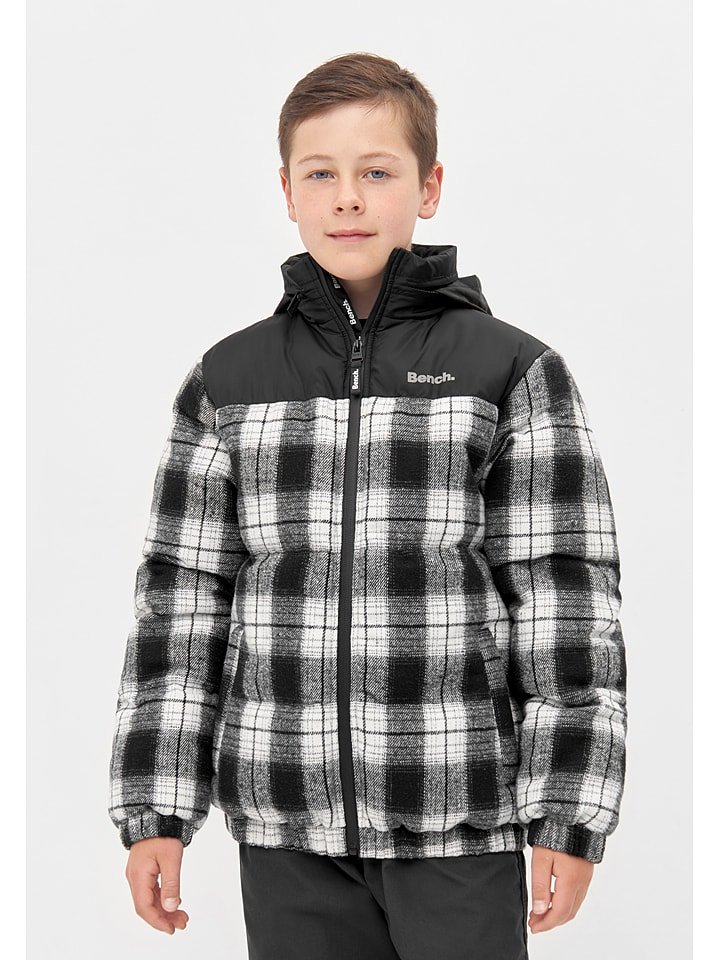 Bench Kurtka zimowa "Lumberg" w kolorze czarno-białym rozmiar: 176
