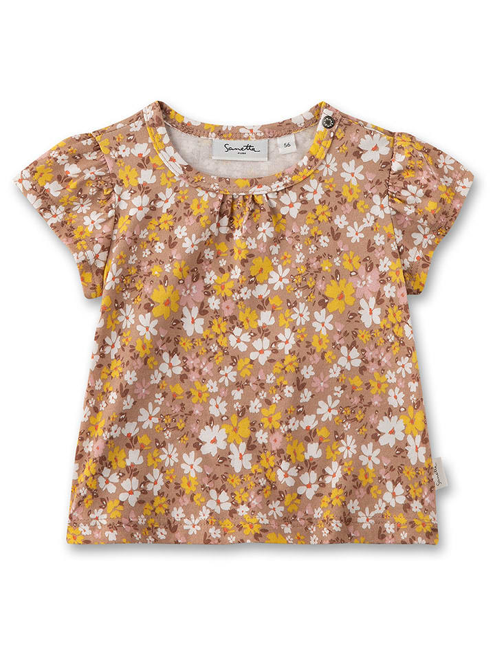 Sanetta Kidswear Koszulka w kolorze jasnobrązowo-żółtym rozmiar: 68