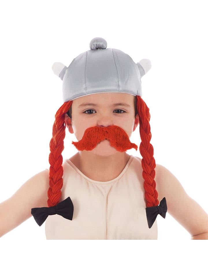 CHAKS Akcesoria kostiumowe "OBELIX® Helm" w kolorze szarym rozmiar: onesize