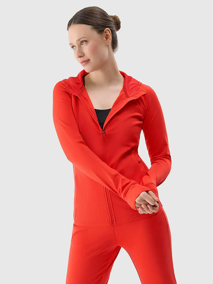 4F Kurtka sportowa w kolorze czerwonym rozmiar: S