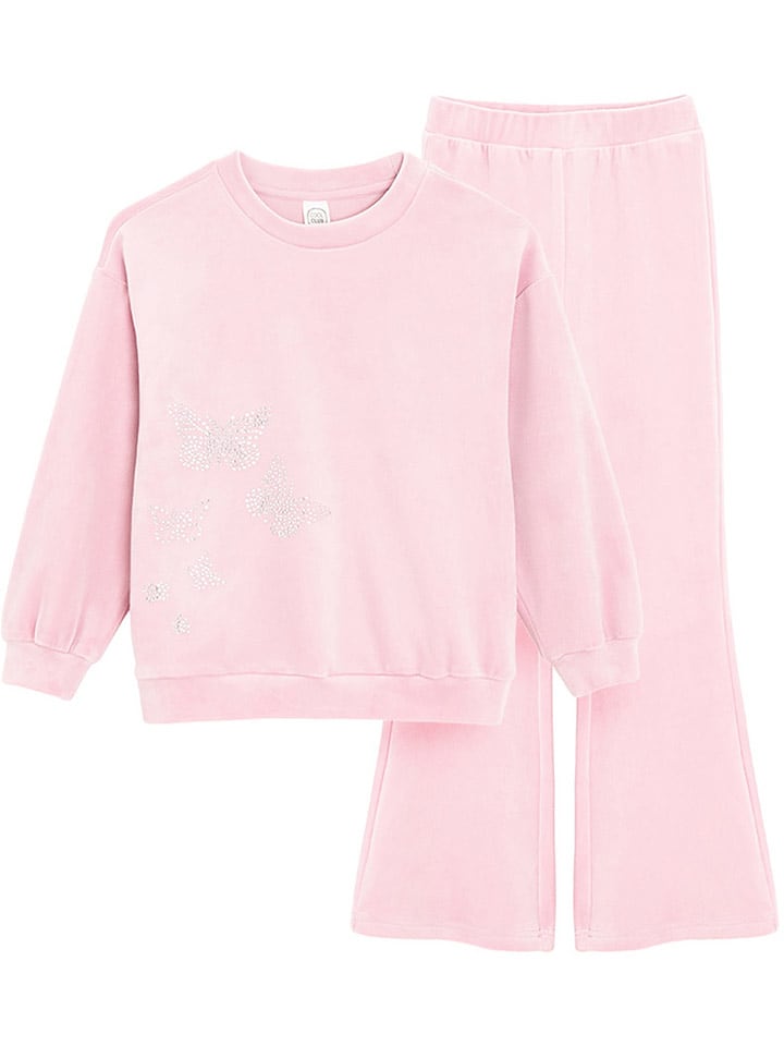 COOL CLUB 2-częściowy zestaw w kolorze jasnoróżowym rozmiar: 122