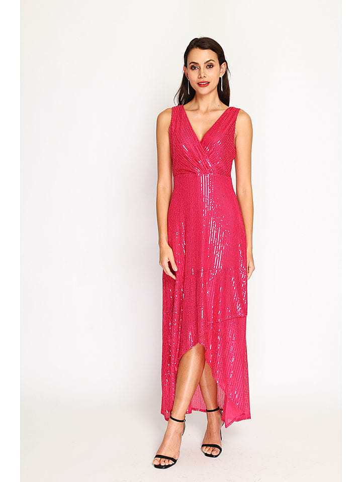 ASSUILI Sukienka w kolorze różowym rozmiar: 40