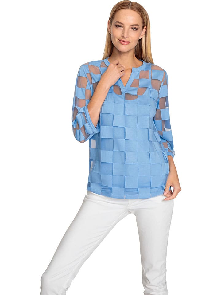 Heine Koszulka w kolorze błękitnym rozmiar: 42