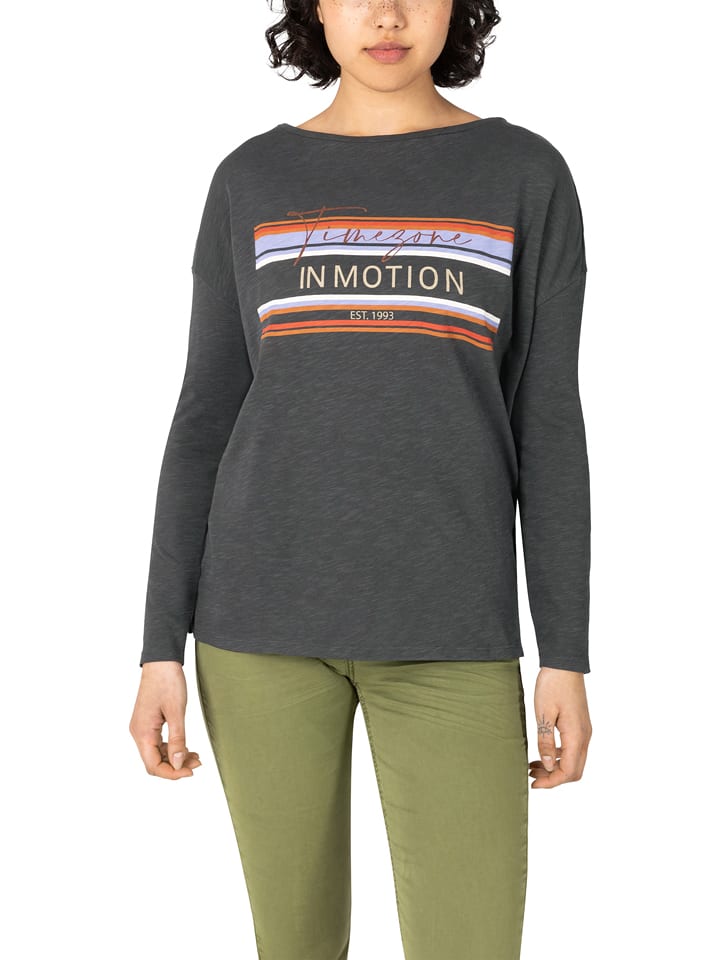 Timezone Koszulka w kolorze antracytowym rozmiar: L