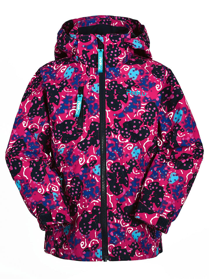 Peek U Kurtka przeciwdeszczowa "Autumn" w kolorze różowym rozmiar: 110