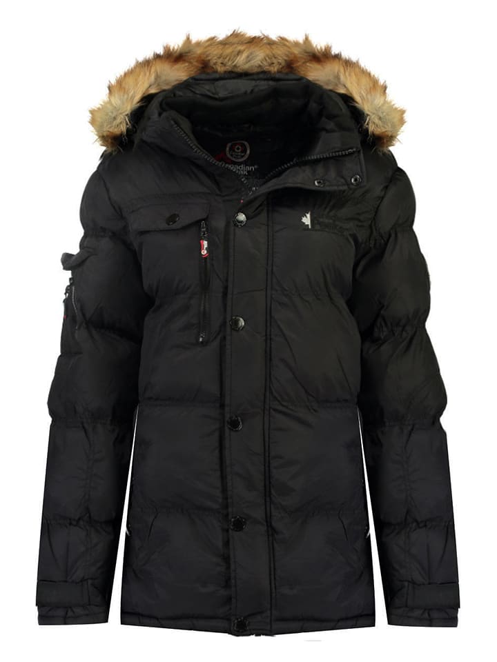 Canadian Peak Kurtka zimowa "Bukka" w kolorze czarnym rozmiar: 140